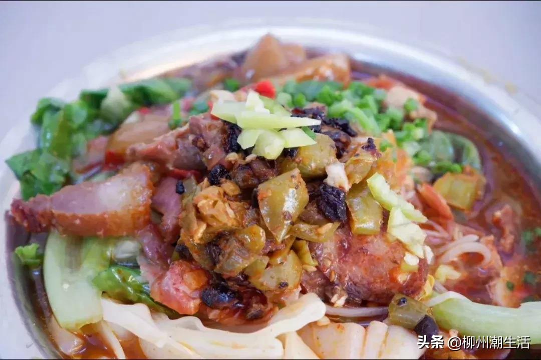 柳州凉拌粉卤水家庭版,柳州柳江凉拌粉哪家最好吃