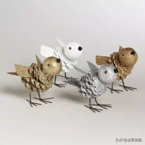 松塔创意手工实用又好看,松塔创意手工动物