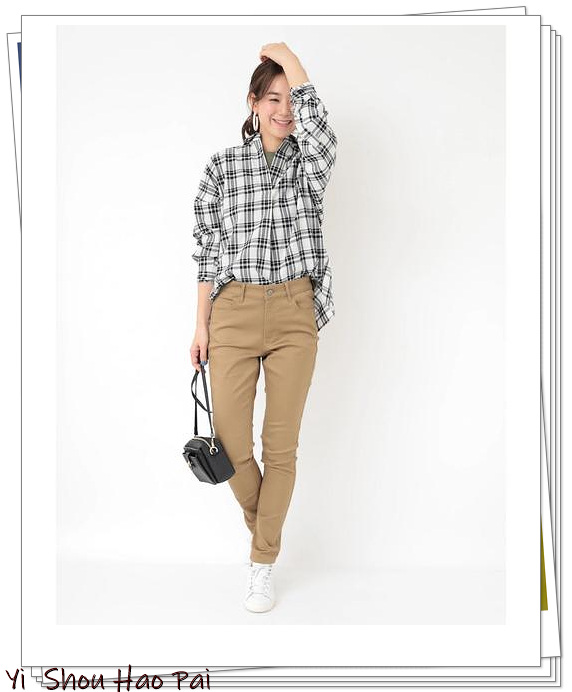 米色裤子穿搭夏天,春季米色裤子怎么搭配上衣
