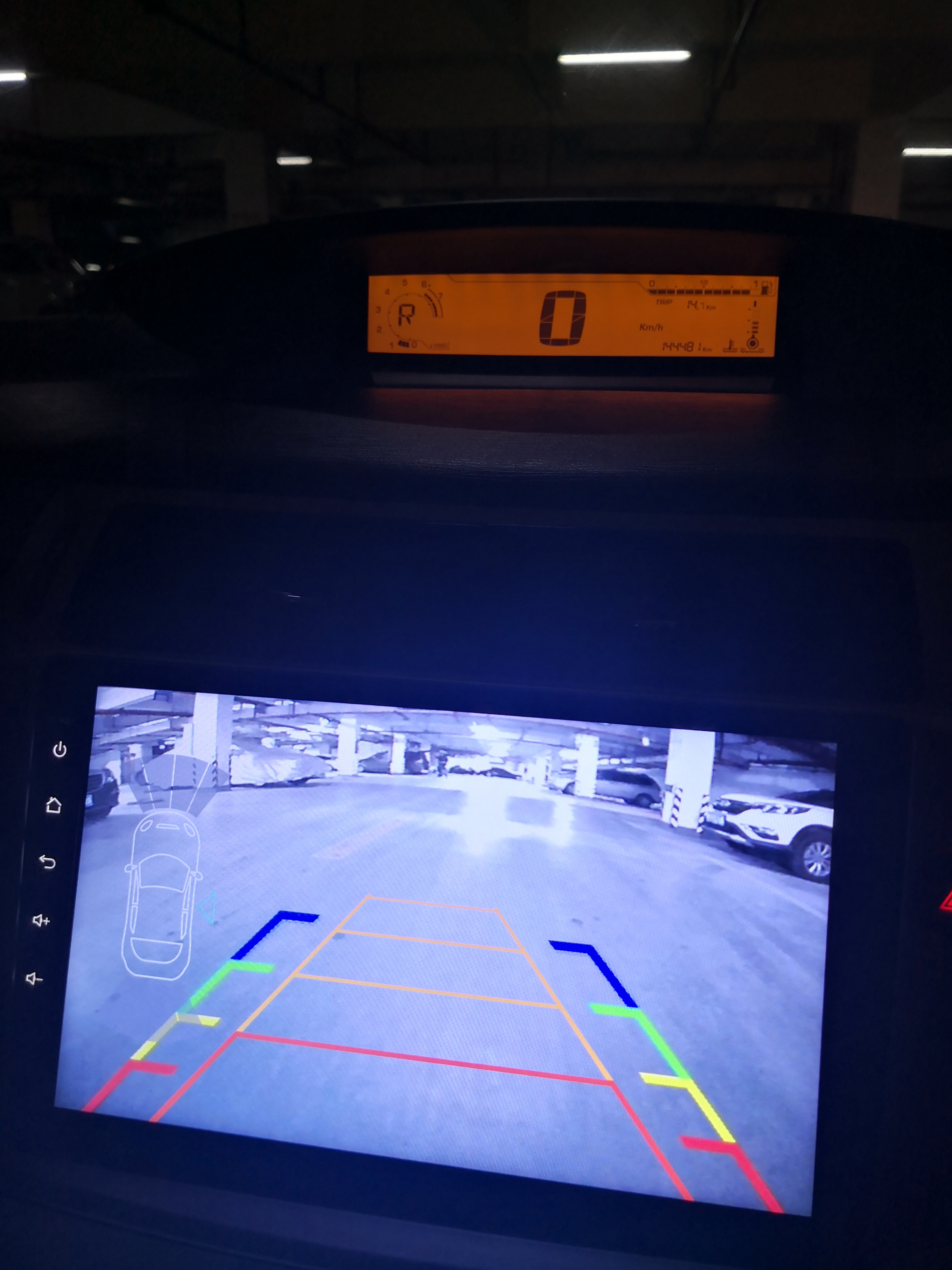 2012款世嘉改方向盘中控屏,2011款世嘉原车倒车影像