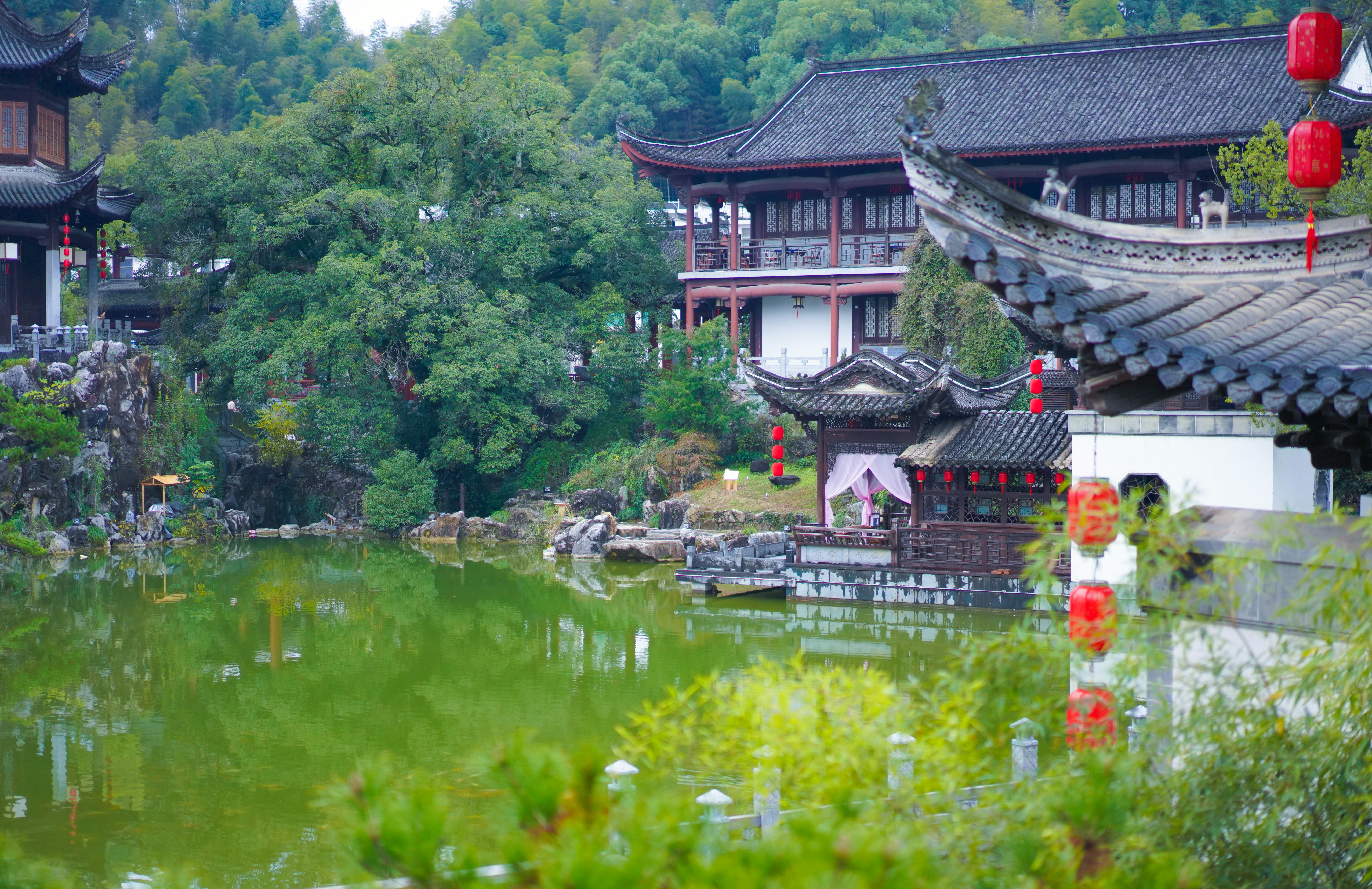 婺源熹园全景,婺源熹园宾舍门票