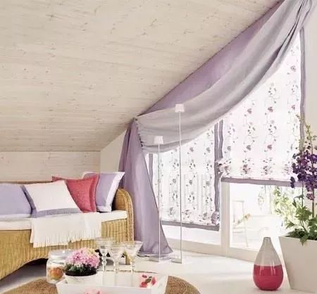 别墅客厅窗帘最新款式效果图,2020别墅窗帘