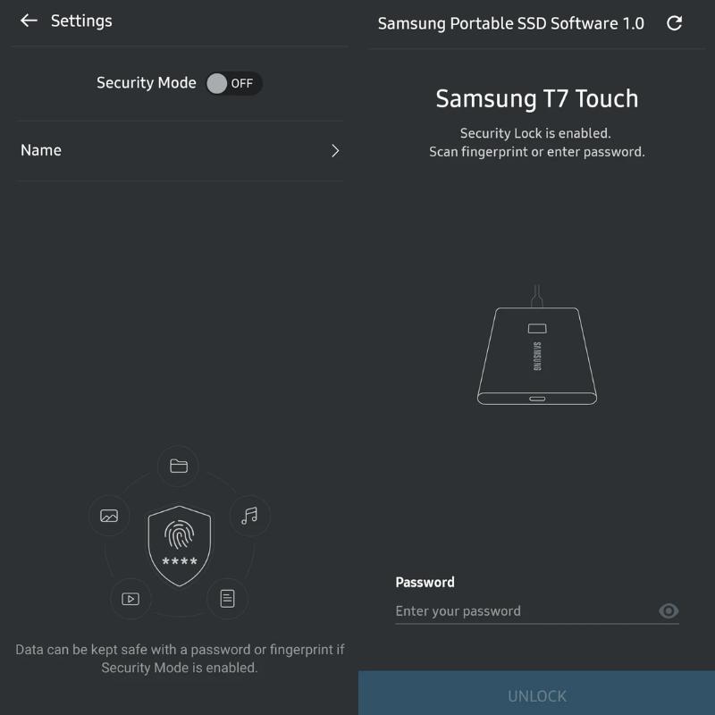 三星t7touchssd移动固态硬盘,三星T7Touch移动固态
