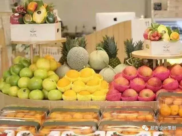 一组超市陈列图,超市肉品区陈列与摆放