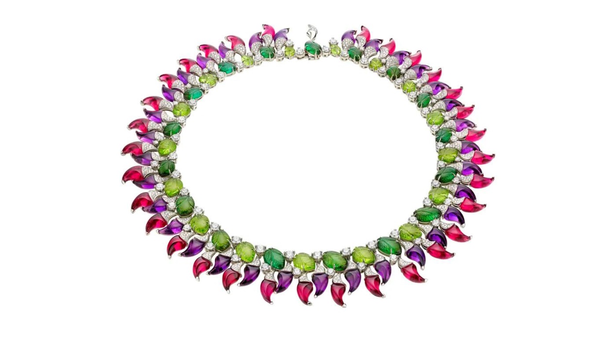 彩虹碧玺手串颜色顺序,彩虹宝石介绍