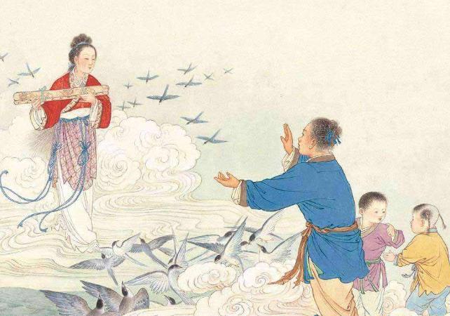 民间故事中牛郎织女鹊桥相会,民间故事牛郎织女阅读后总结