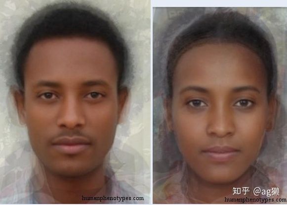 「世界人类图鉴」人类的摇篮:撒哈拉以南非洲居民的平均脸