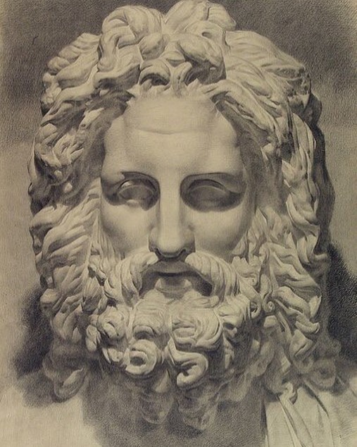石膏头像大卫素描教程步骤,小卫石膏头像素描教程完整版