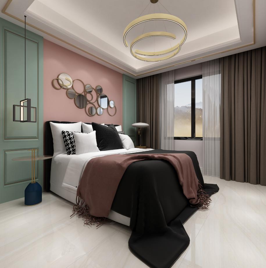 最近流行的瓷砖设计风格,卧室高级感装修风格瓷砖