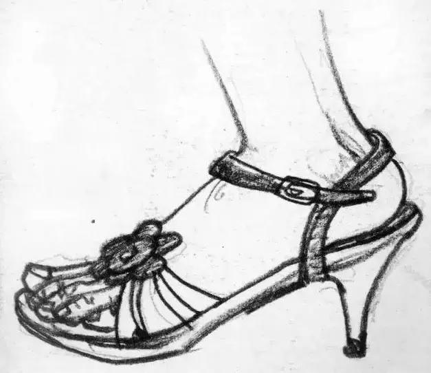 创意鞋子绘画作品,干货画画教程图片