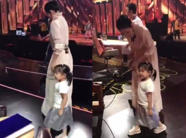 章子怡参加节目时小辫子发型,章子怡汪峰女儿首次出镜