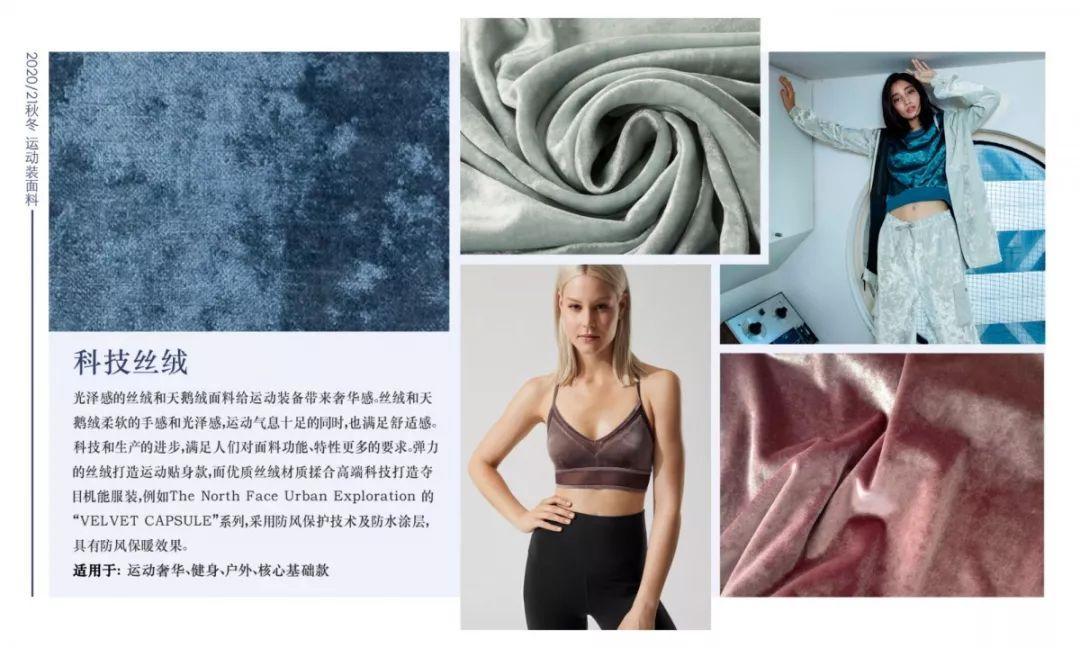 秋冬速干面料运动服套装,2021年秋冬款面料趋势