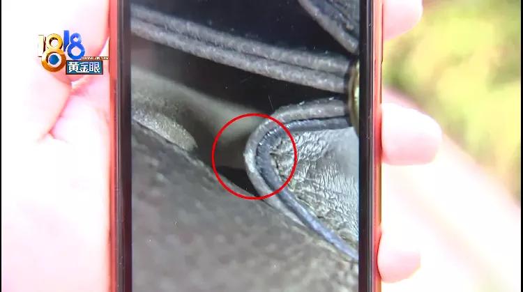 正品古驰小蜜蜂尾部会掉皮吗,古驰托特包没用2个月肩带掉皮