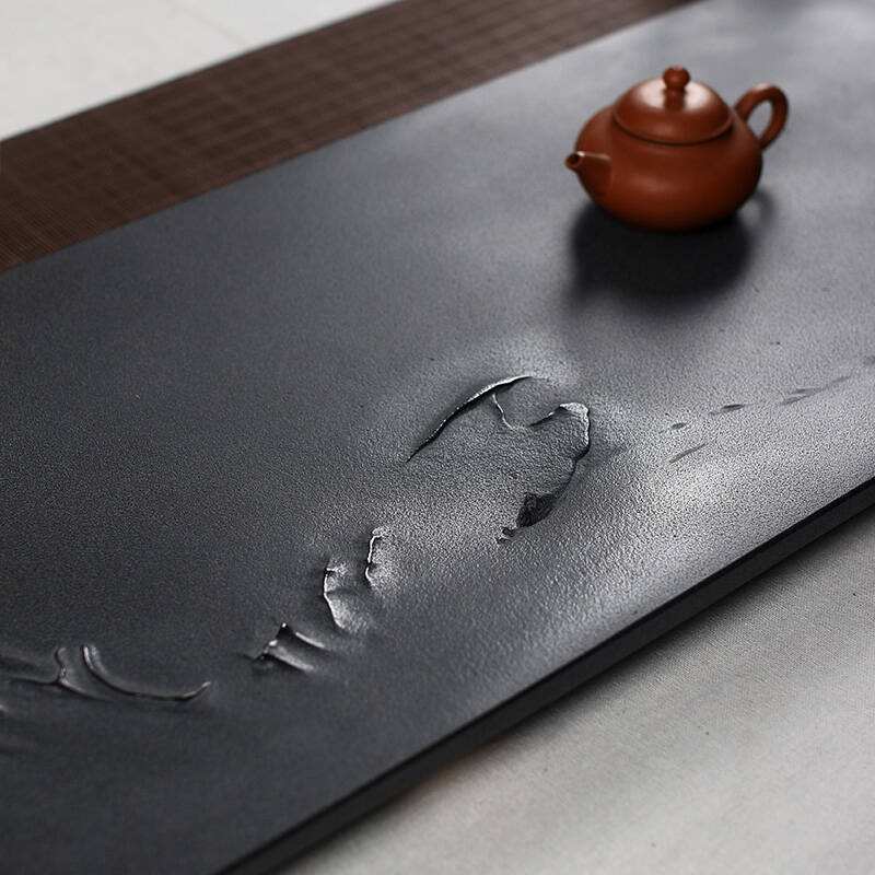 茶盘茶具喝茶必备品,正宗乌金石茶盘储水