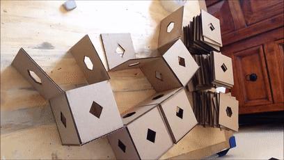 用折纸做多变魔方,用折纸叠的变形魔方