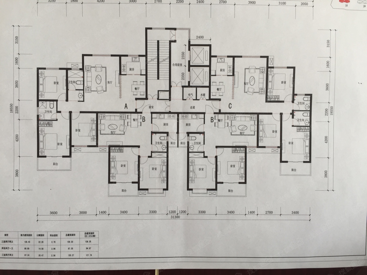 中间带连廊户型采光怎么样,带连廊的南北通透的中户型怎么样