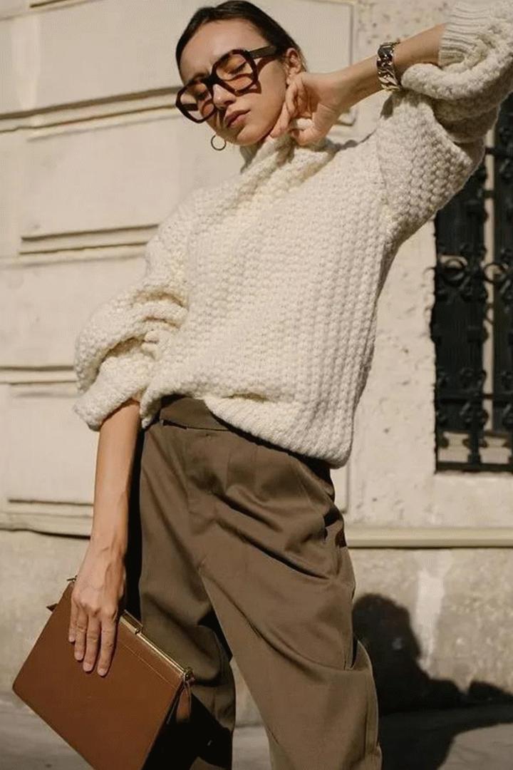 穿了这么多年裤子,一年四季都喜欢“阔腿裤”,立志穿出花来