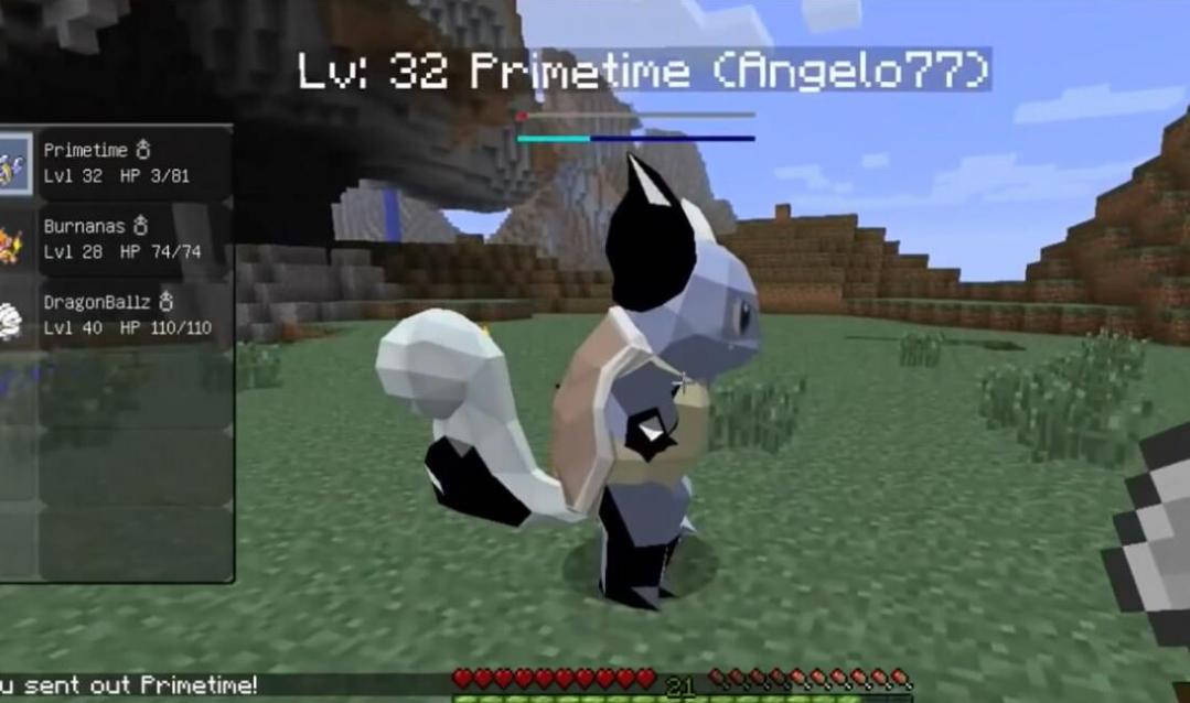 我的世界：有了这个mod模组，你也可以拥有宠物小精灵