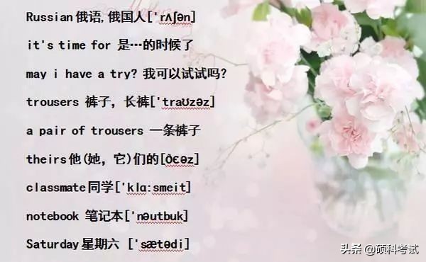 小学六年级单词音标复习,小学1-6年级必考词语