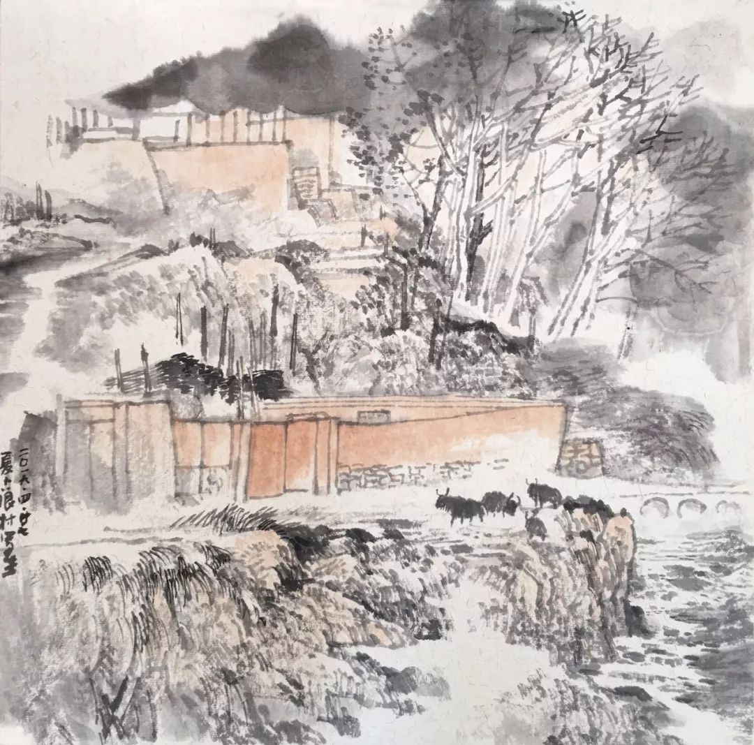 当代中国画名家作品欣赏,水墨丹青当代中国画名家