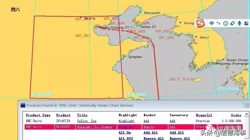 国内航行船舶如何选纸质海图,enc海图