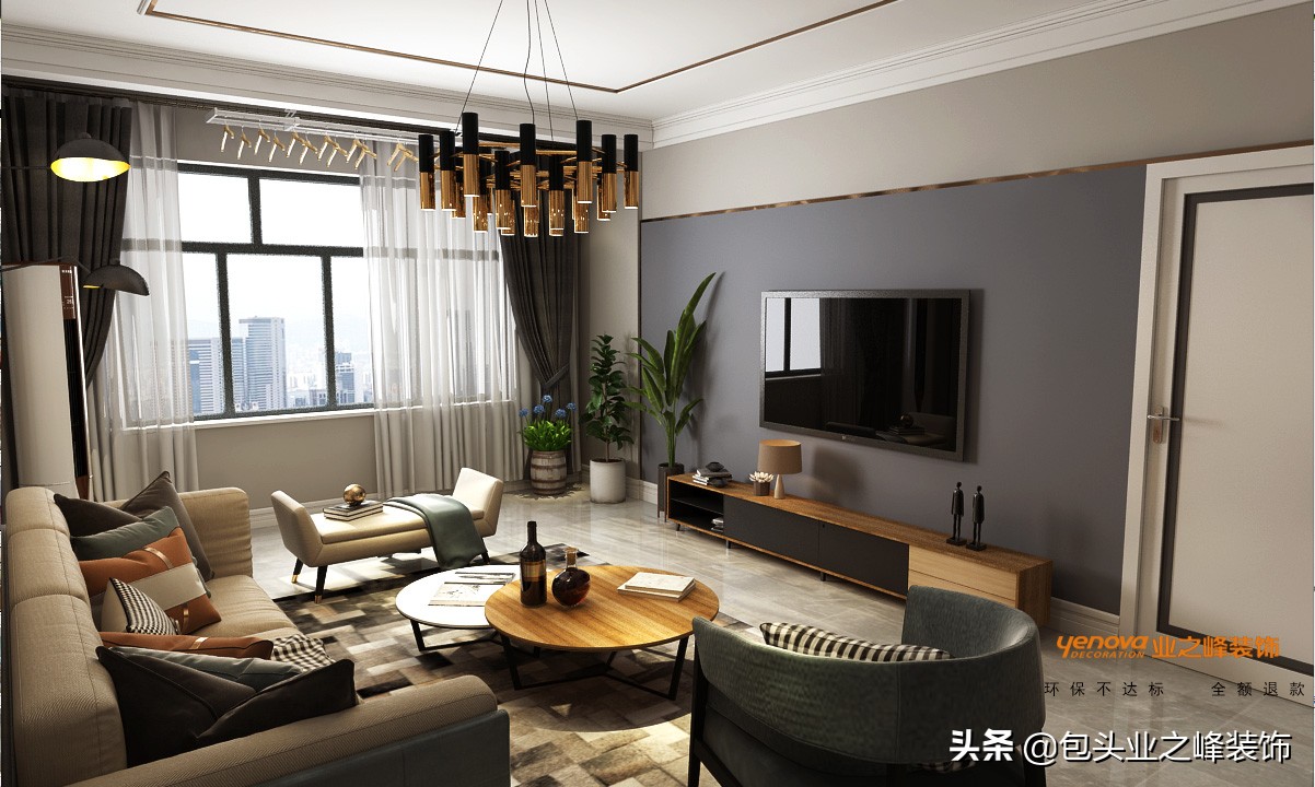 御融观邸房价,小户型意式轻奢实景案例