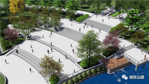 汕头东海岸新溪侨韵公园规划详图,新建的汕头东海岸公园