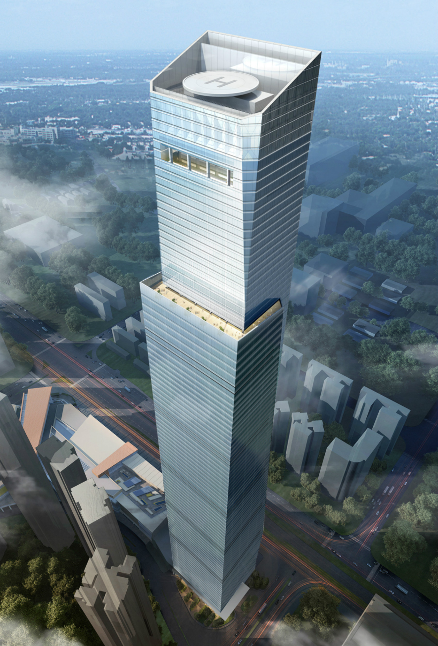 南宁华润大厦109层南宁排第一高楼,403米广西华润大厦