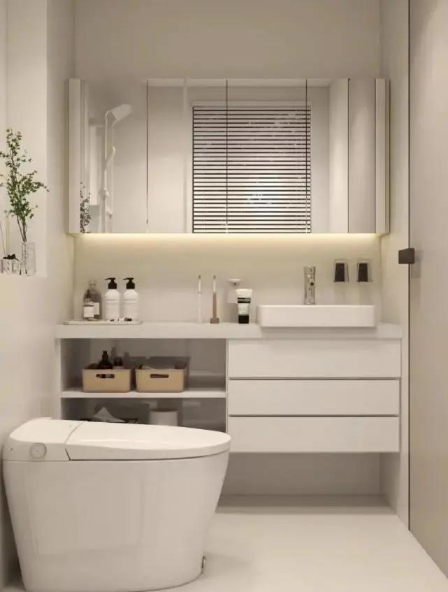 卫生间装修不能错过的浴室柜,小的卫生间如何选浴室柜