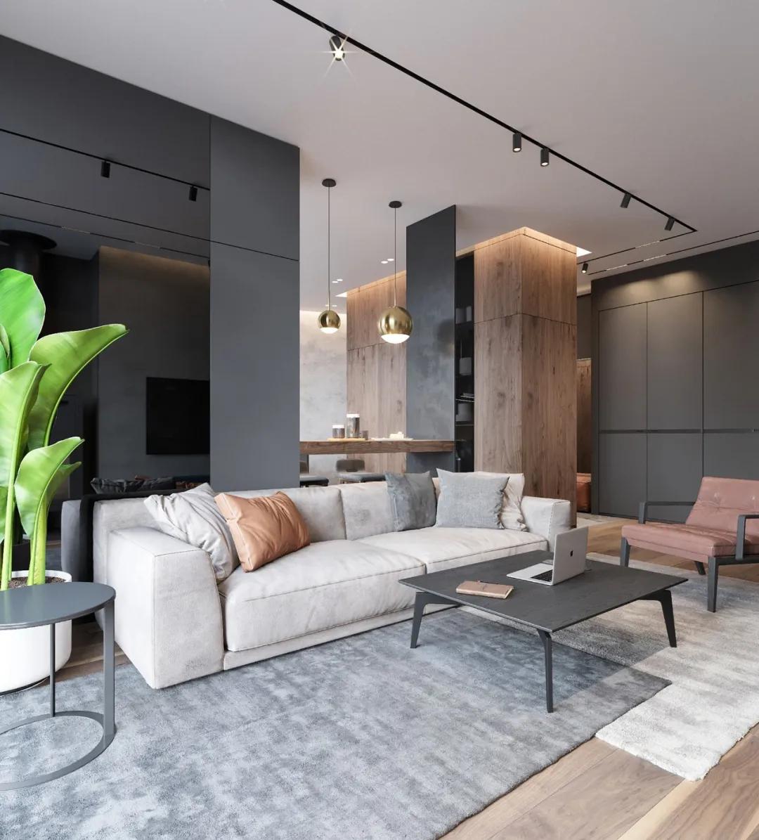 60平米沙发款式,60平小户型法式沙发墙