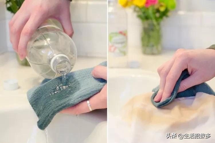 白色衣服发黄漂白剂洗得掉吗,衣服发黄了用84漂白剂可以漂白吗