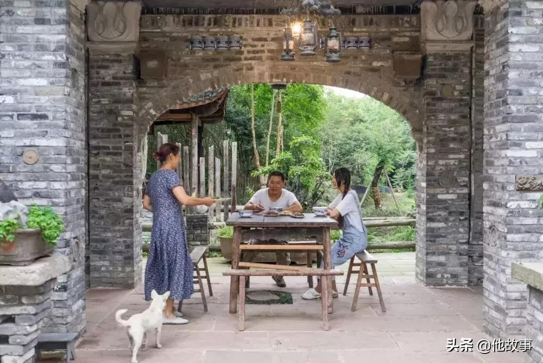 人间仙境般的世外桃源庭院,原始森林自建世外桃源