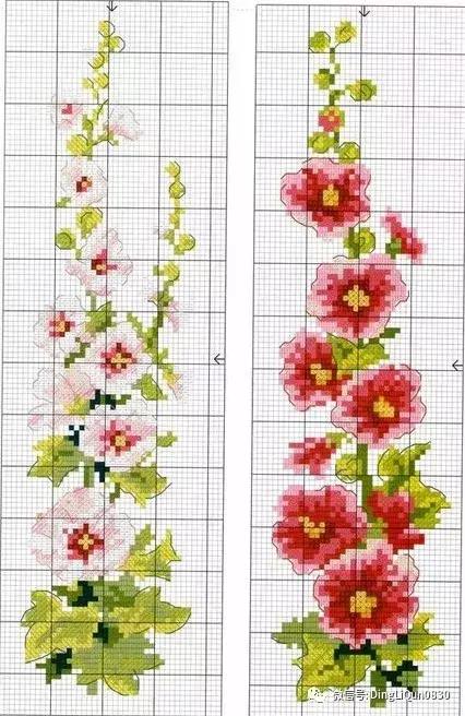十字绣绣花图纸,十字绣刺绣花图
