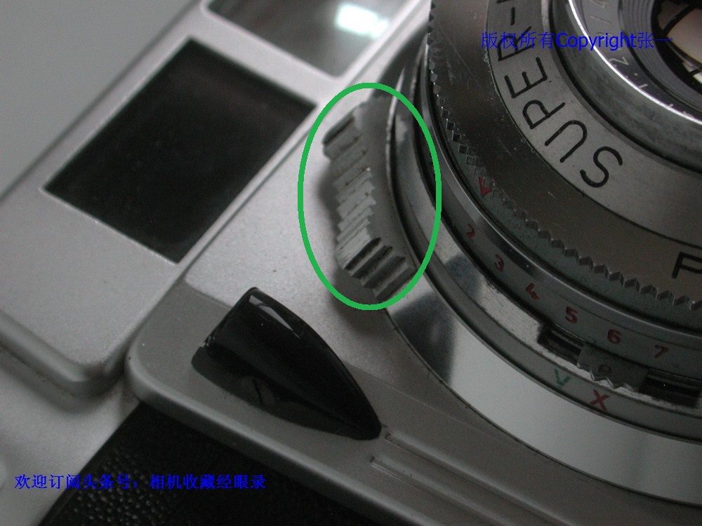 设计非常有特点的SuperFrankarette，原西德制造的旁轴照相机