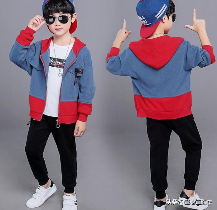 童装韩系风中大童,中大童装8-16岁运动衣