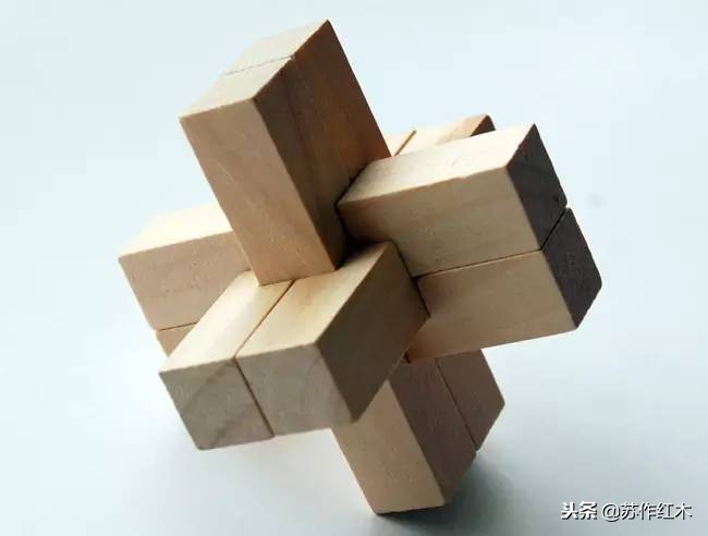 鲁班锁高难度六件套,大师玩鲁班锁