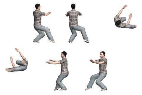 二十四式太极拳动画全方位展示,太极拳二十四式中第18至23式教学