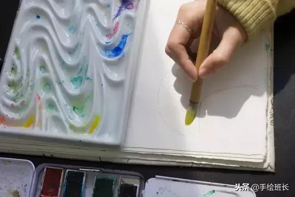 固体水彩颜料新手入门教程,水彩插画新手入门教程