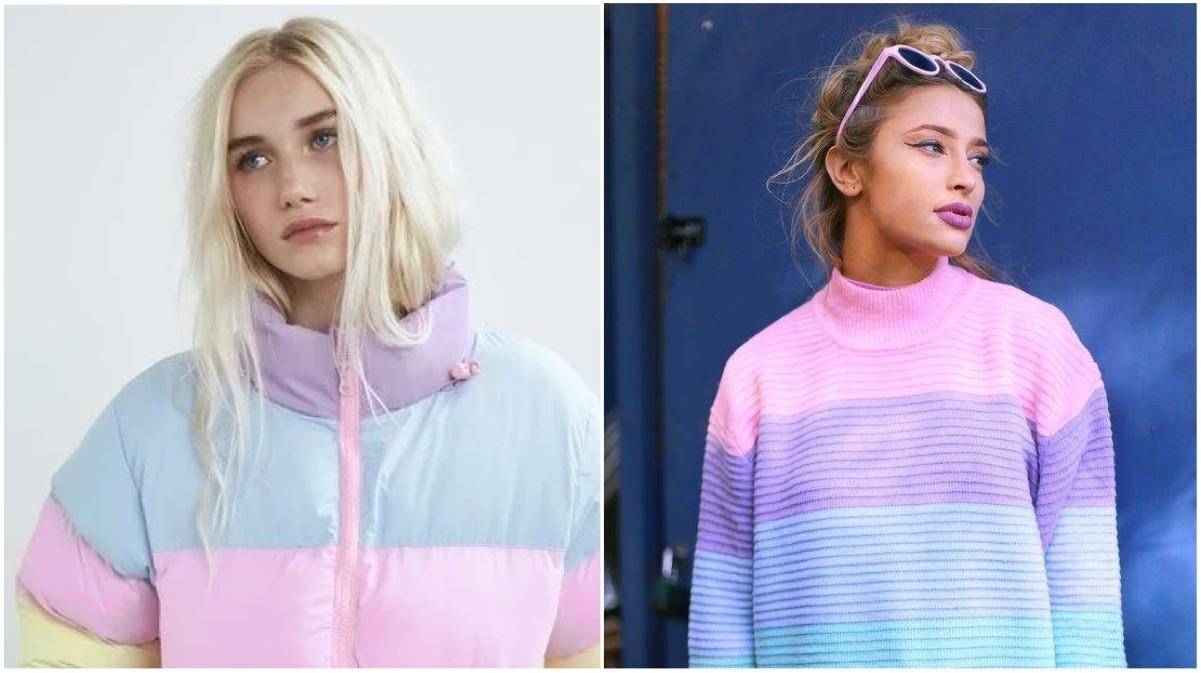 马卡龙色减龄又洋气,时尚温柔马卡龙色