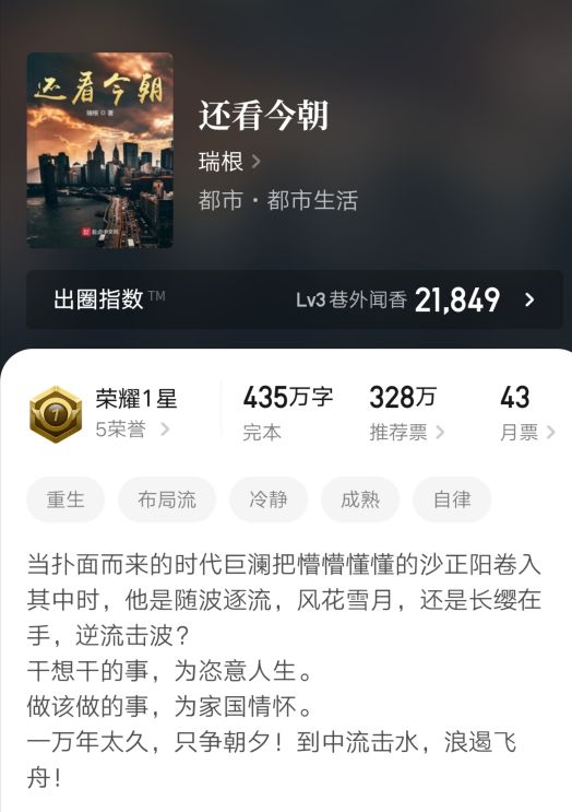 书荒了求高质量都市娱乐小说完结,书荒求推荐好看都市的小说