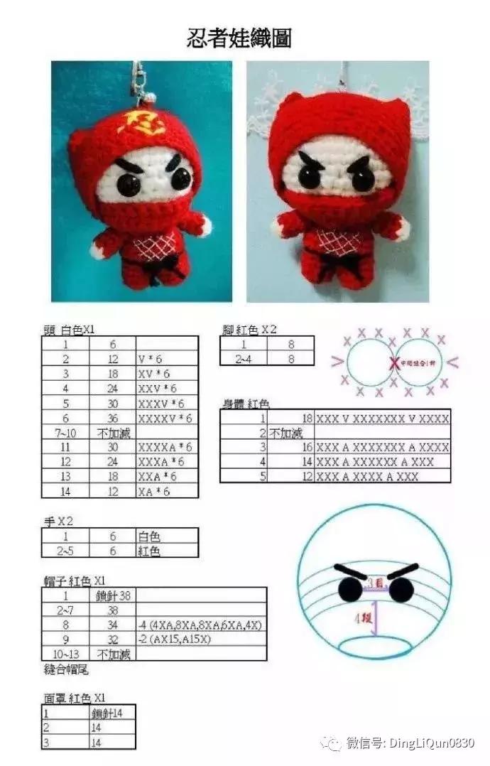 玩偶球球帽编织,保龄球花样编织方法