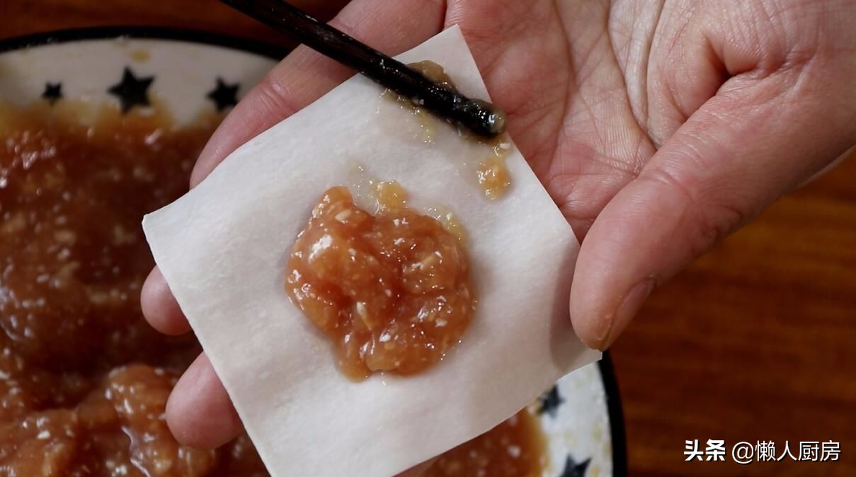 元宝小馄饨肉馅,馄饨元宝包法简单又好看