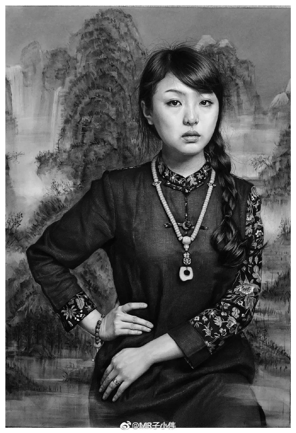 厉害了！他用一支铅笔把明星画了多个，如肖战、蔡徐坤、迪丽热巴