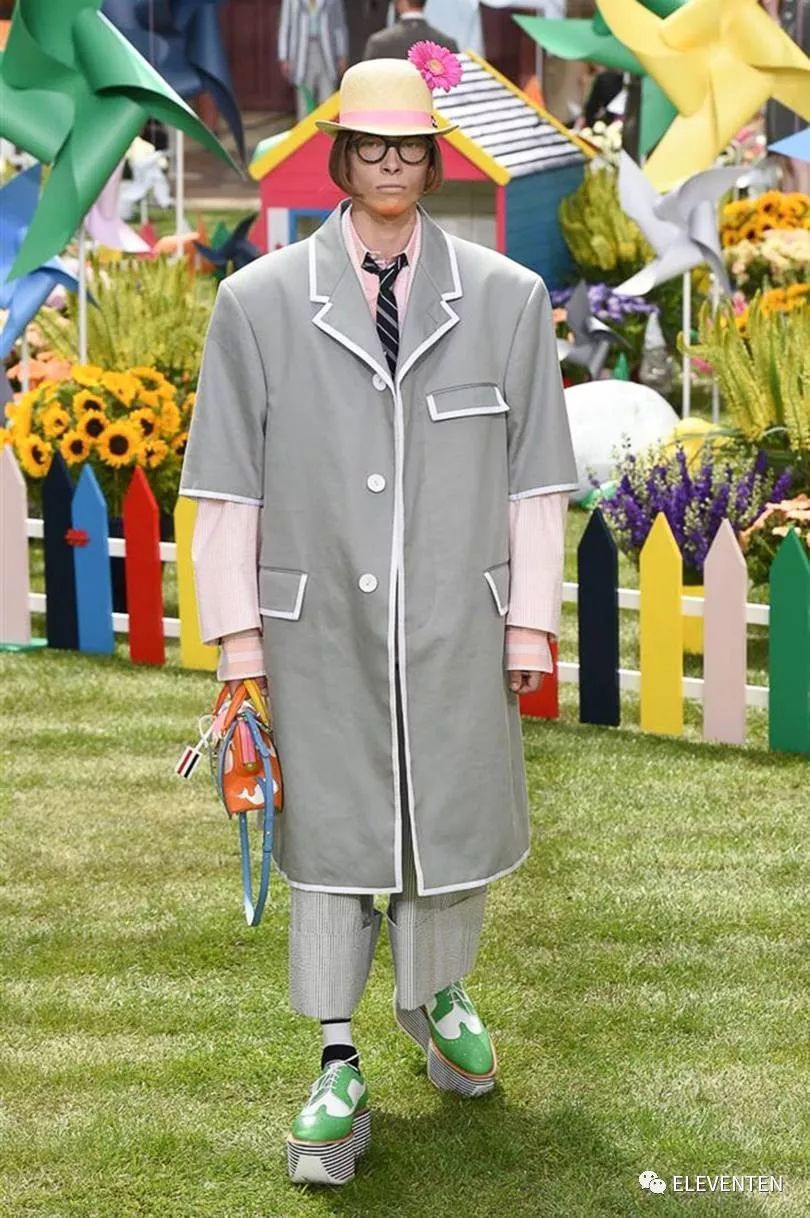 thombrowne2018男装,ThomBrowne2018春夏男装闭场造型