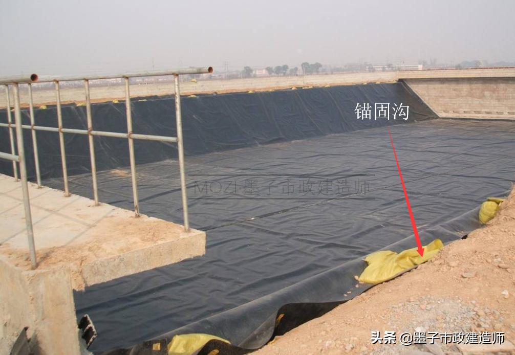 生活垃圾填埋场区防渗施工,垃圾填埋场防渗层施工工艺流程