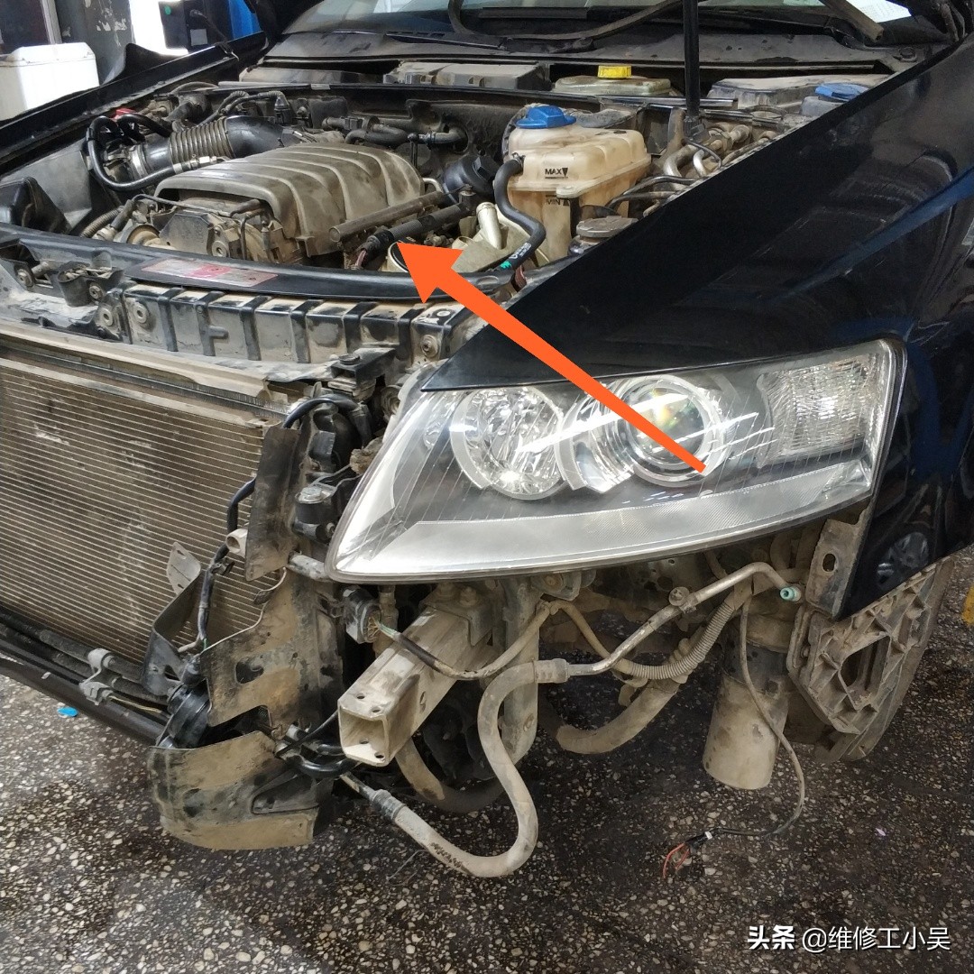 奥迪10万公里漏水,奥迪发动机变速箱漏油维修