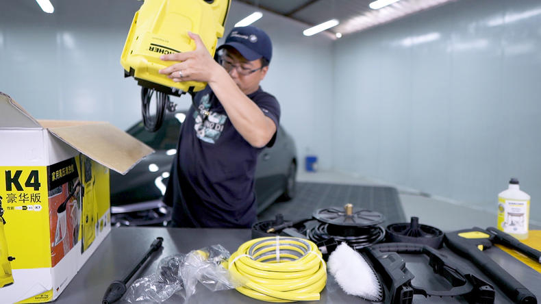 卡顿k4洗车机测评,卡赫K4洗车机怎么组装