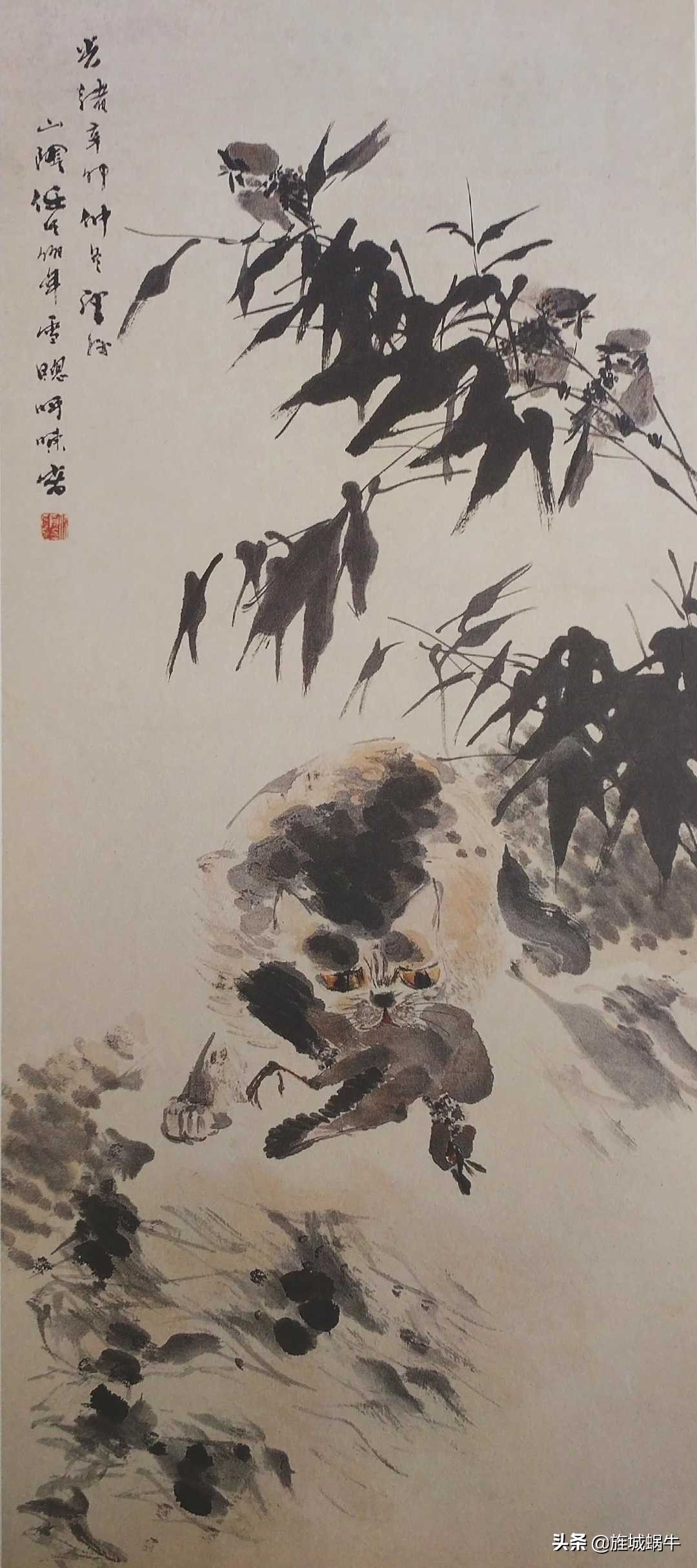 他以笔墨捕捉迎风腾飞的鸟雀、轻灵鲜活的花蕾