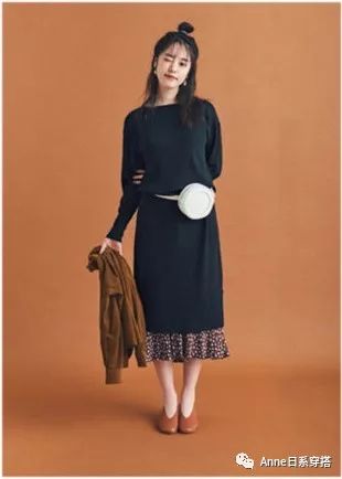 早秋盐系叠穿三件套,日系两件套秋装