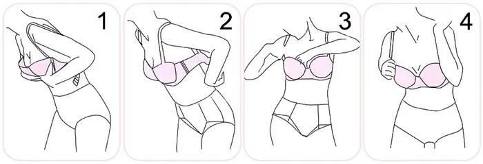 胸罩怎么穿才是正确的,胸罩正确穿法教学